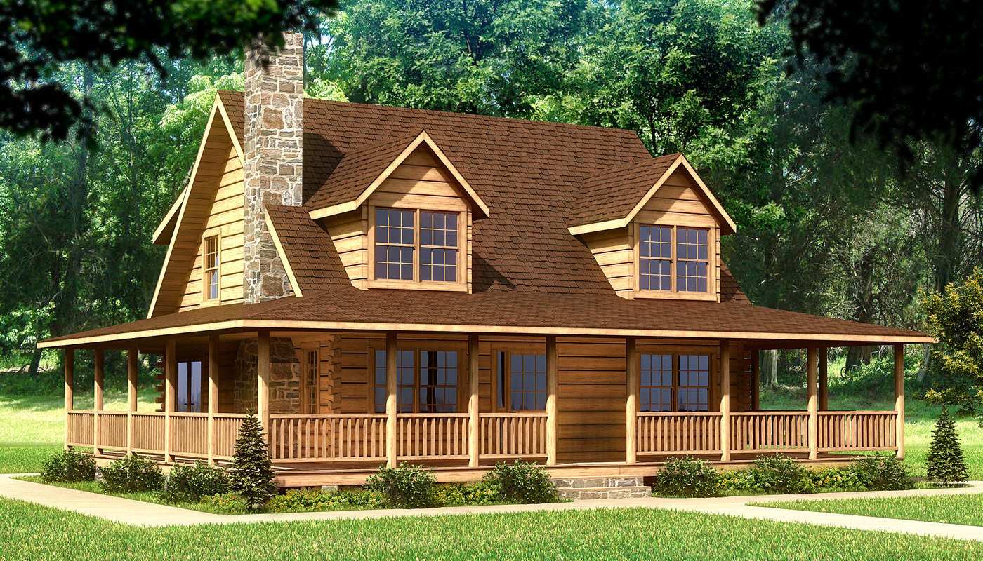 Log Cabin Home House Plans