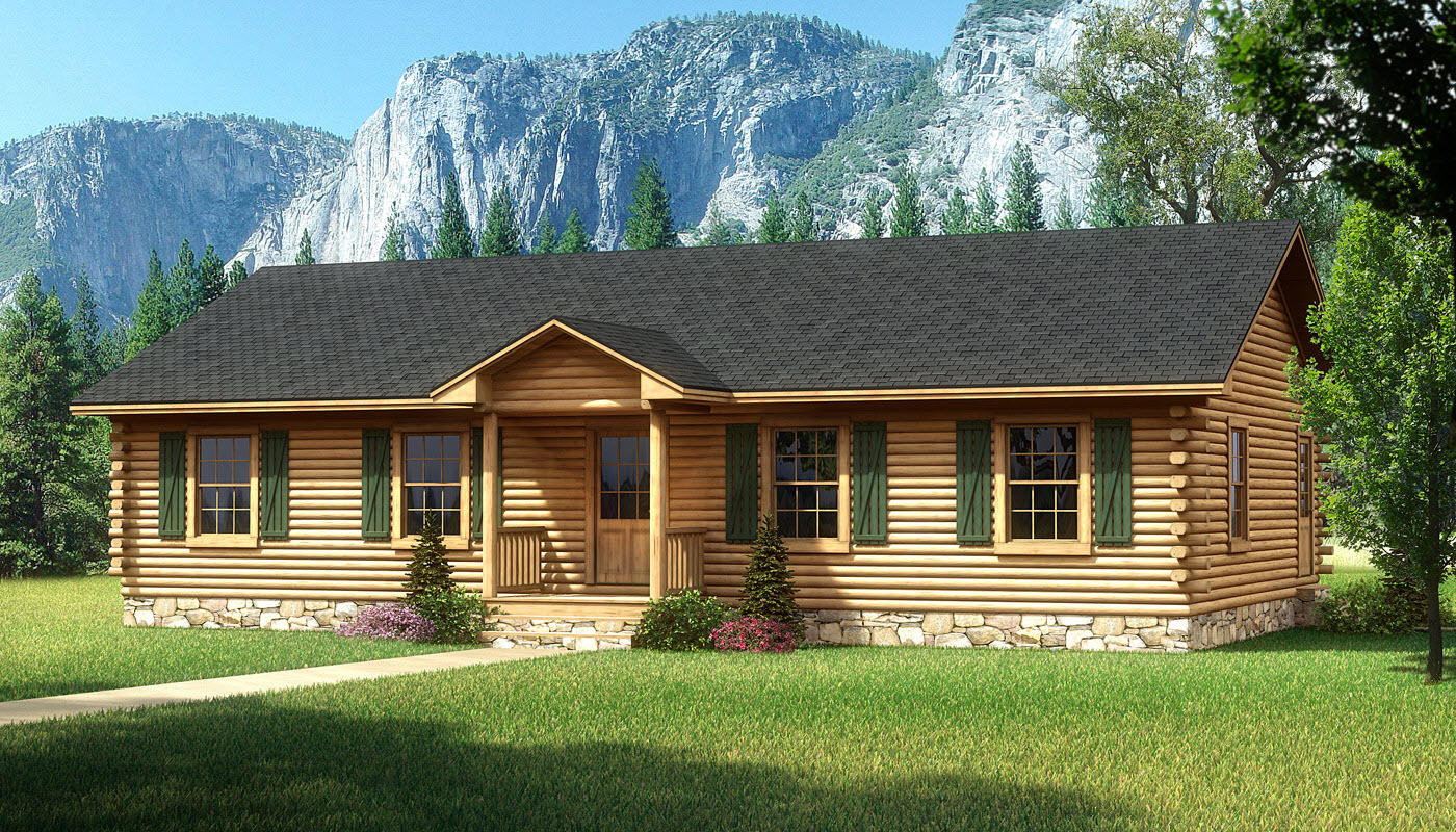 Log Cabin Homes Floor Plans