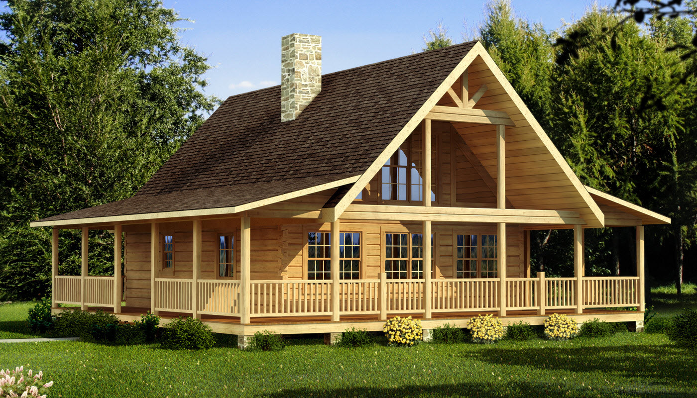 Carson Log Cabin Exterior