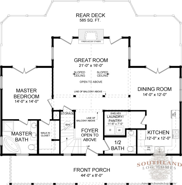 Grand Lake TF Plans & Information Southland Log Homes