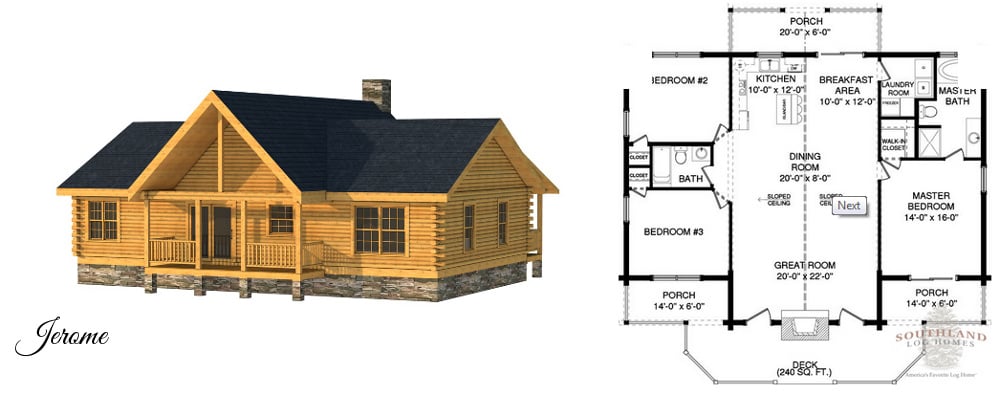 log cabin homes Southland Log Homes