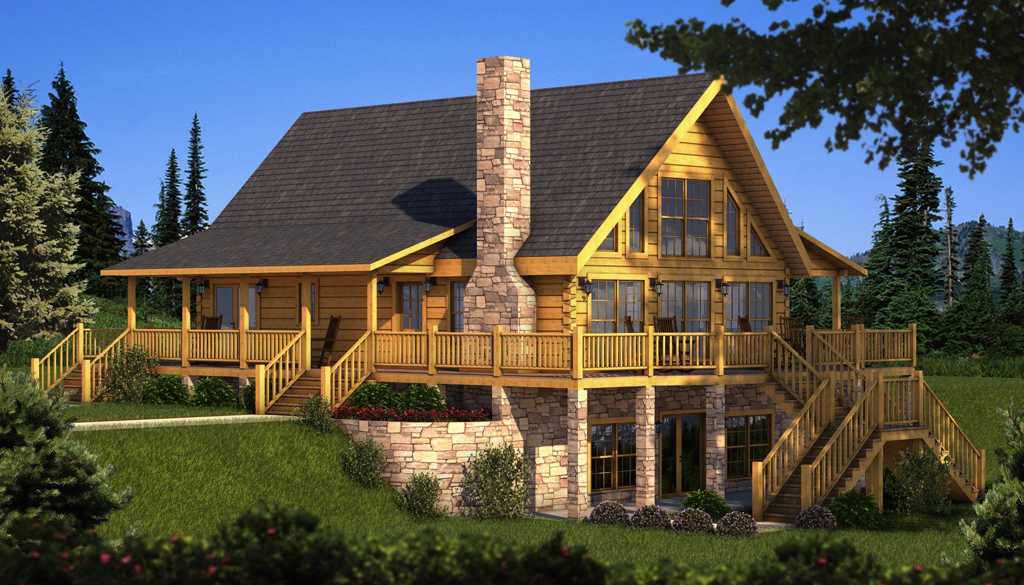 Berkshire - Plans & Information - Southland Log Homes