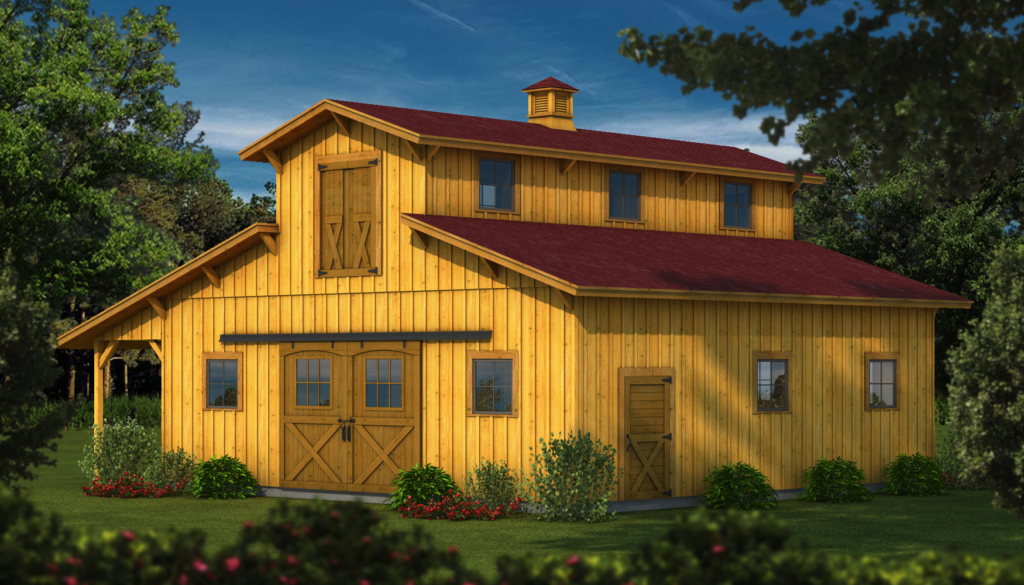 timber frame wood barn plans & kits southland log homes