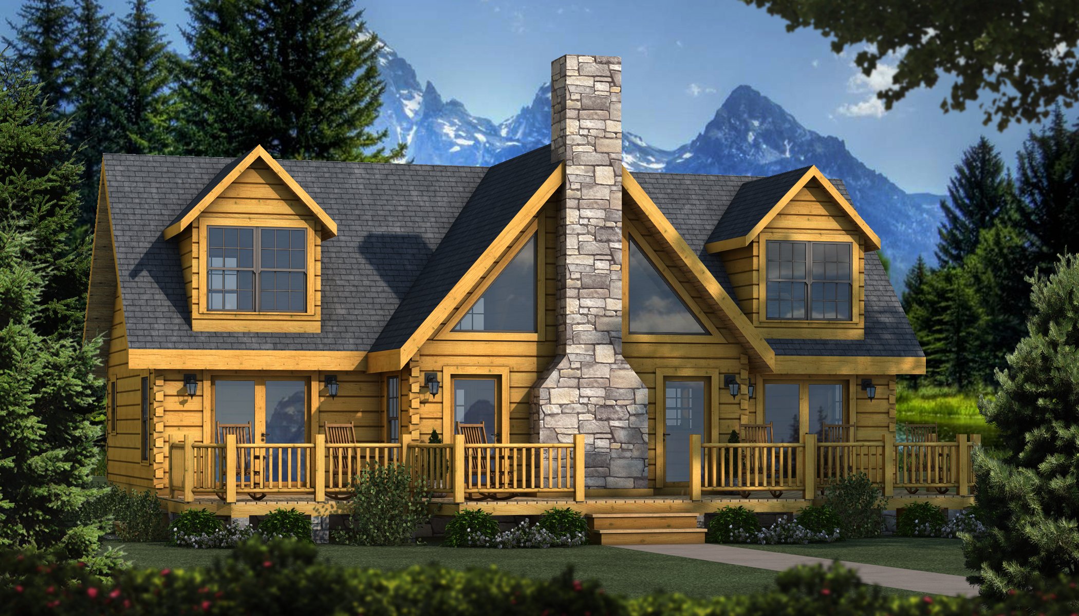 Grand Lake Plans & Information Southland Log Homes