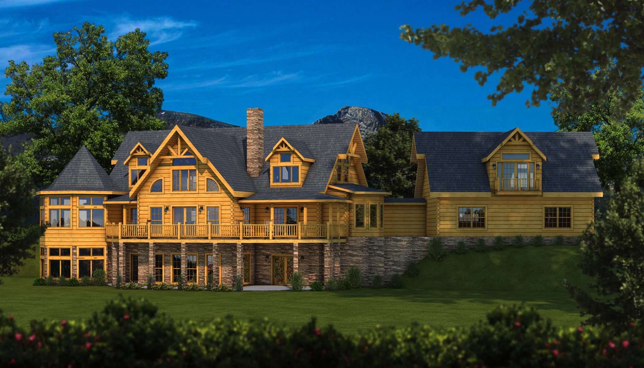 Grand View Plans Information Southland Log Homes