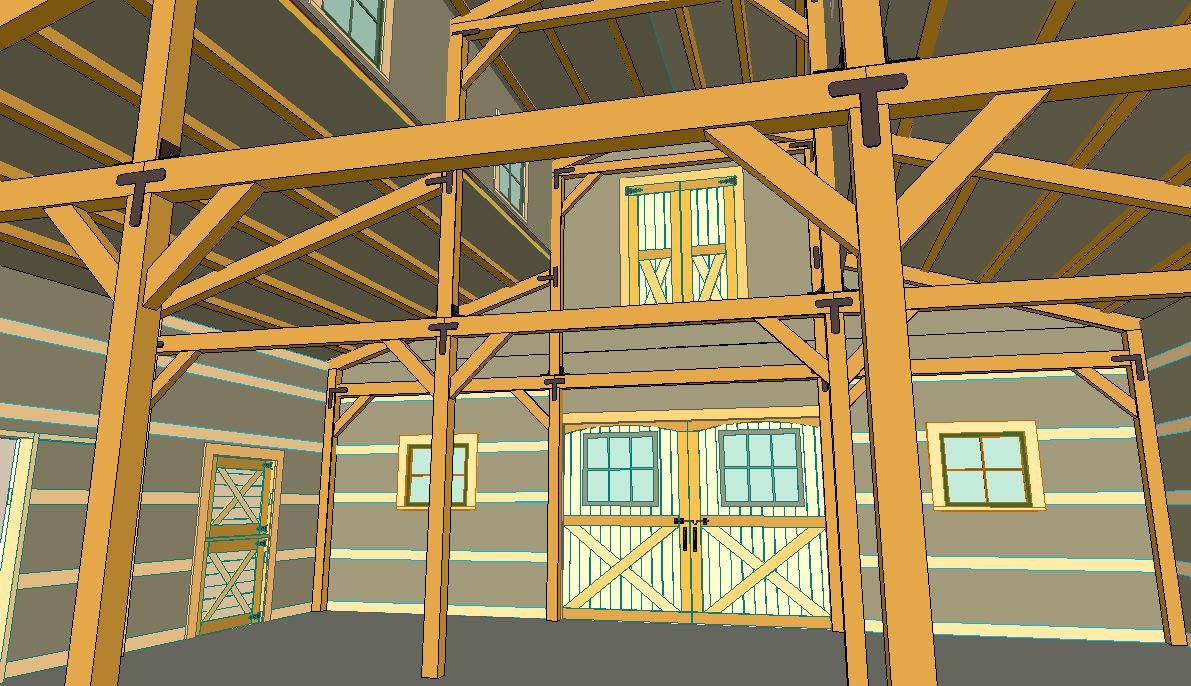 Timber Frame Wood Barn Plans & Kits | Southland Log Homes