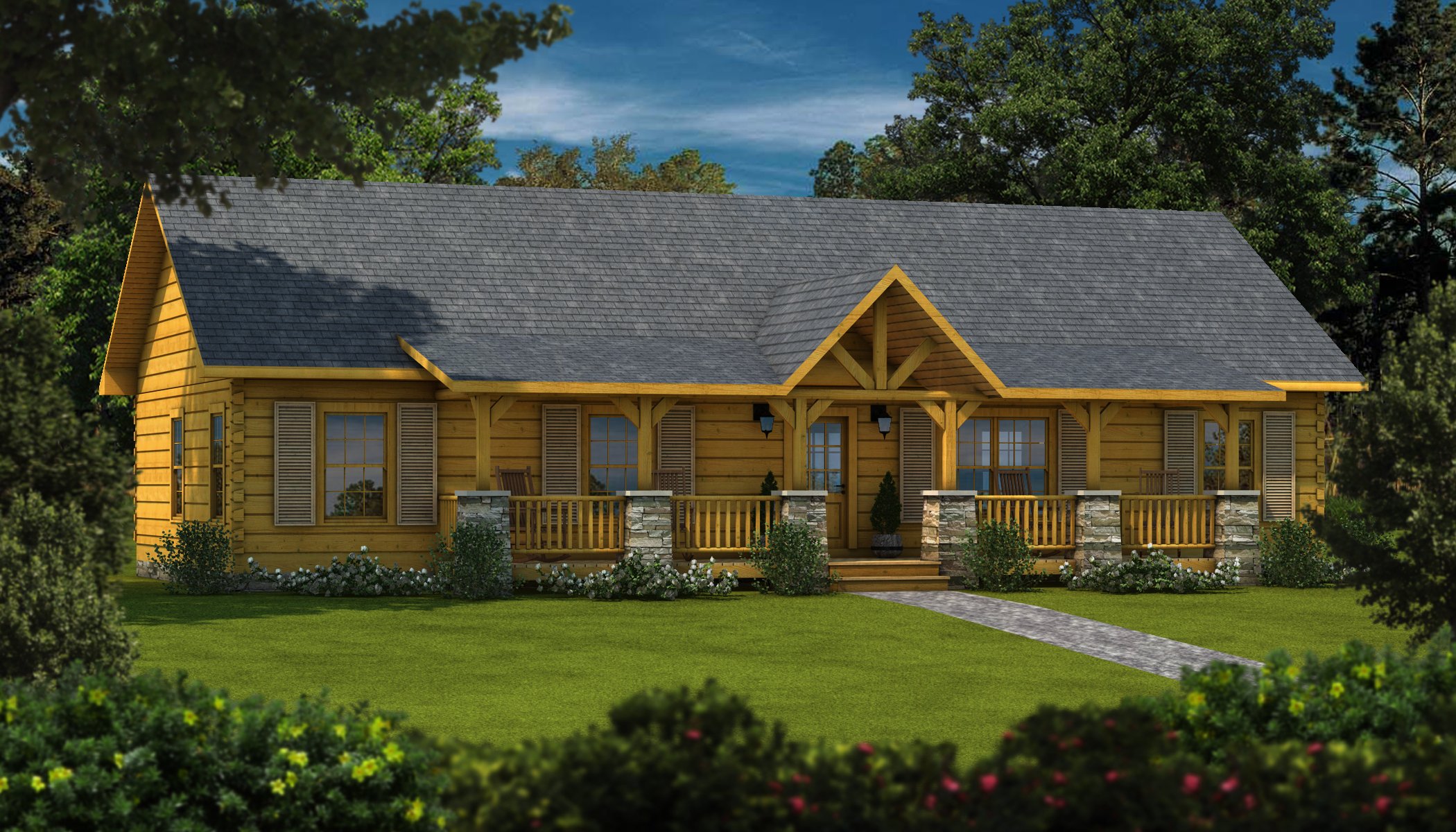 Laurens II Plans  Information Southland Log Homes