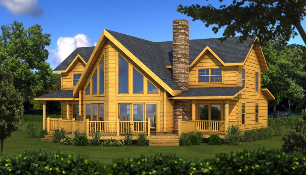 River Rock Plans  Information Southland Log Homes 