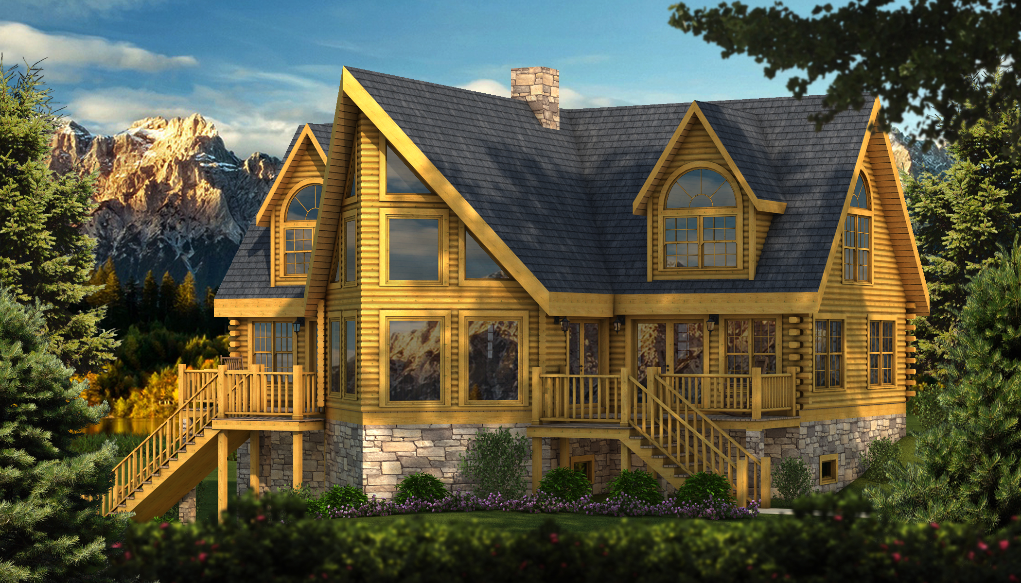 Adirondack - Plans & Information Southland Log Homes