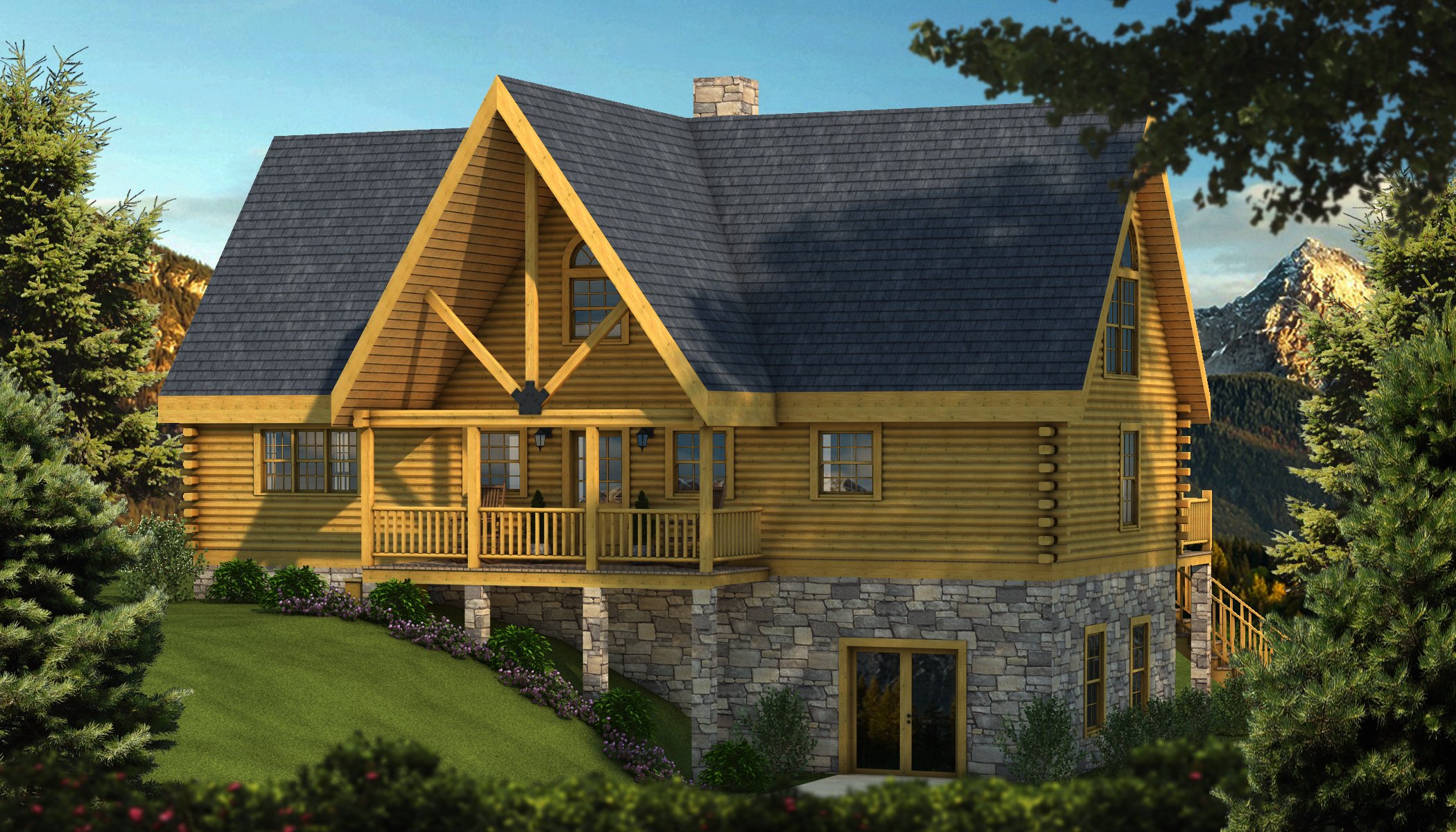 Adirondack - Plans & Information Southland Log Homes