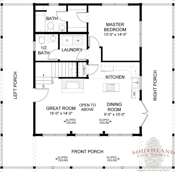 The Carson from Southland Log Homes