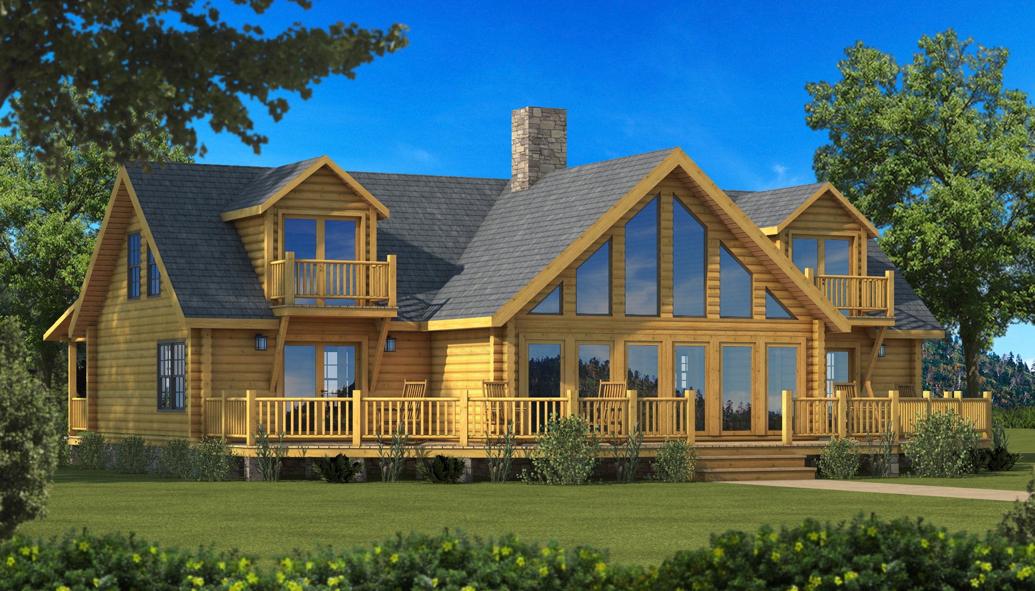 Chalmers Plans & Information Southland Log Homes
