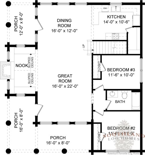 The Chestnut from Southland Log Homes