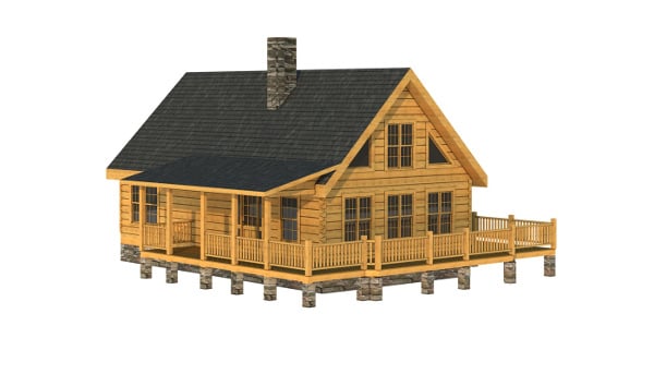 The Darlington from Southland Log Homes