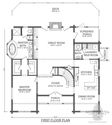 The Kingston from Southland Log Homes