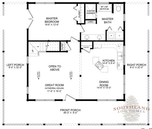 The Beaufort from Southland Log Homes