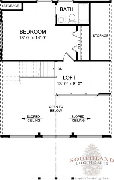 Gaston - Plans & Information | Southland Log Homes