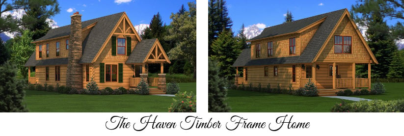 The Haven Timber Frame Home from Southland Log Homes