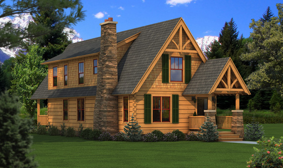 The Haven Floorplan from Southland Log Homes