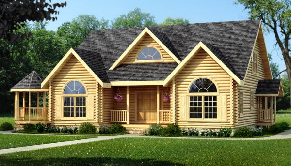 Featured Log Home Plan - Kingston