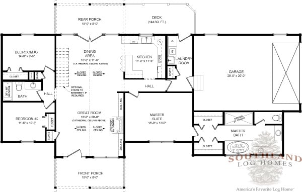 Featured Floorplan The Madison Southland Log Homes