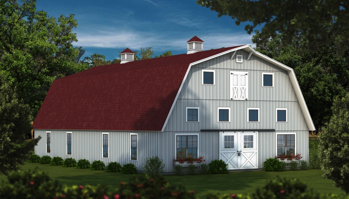 Wood Barn Kits available from Southland Log Homes