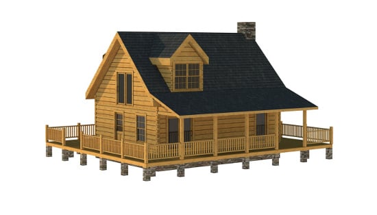 The Putnam from Southland Log Homes