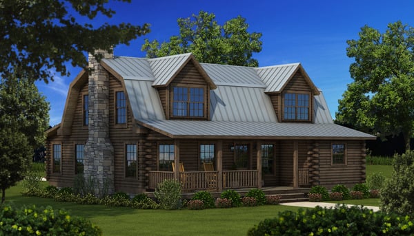 {Southland Log Home Richland Floorplan}