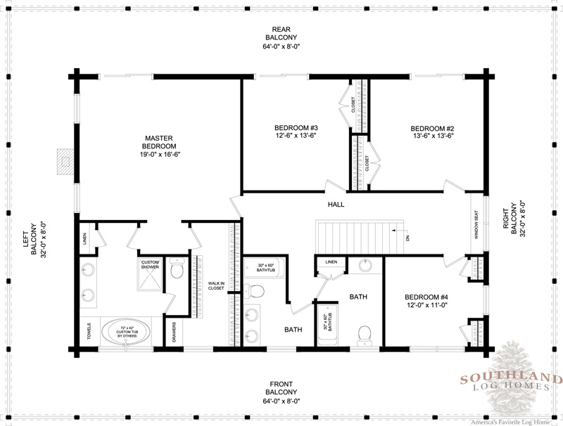 Savannah Plans And Information Southland Log Homes