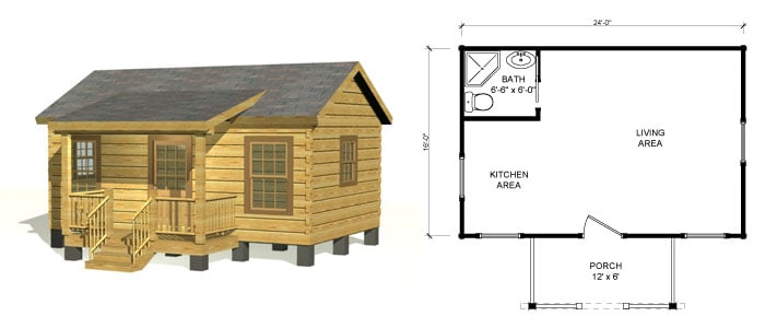 Small Log Cabin Kits Log Homes Southland Log Homes