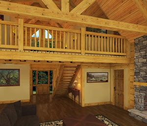 Southland Timber Frame Homes - Great_Room